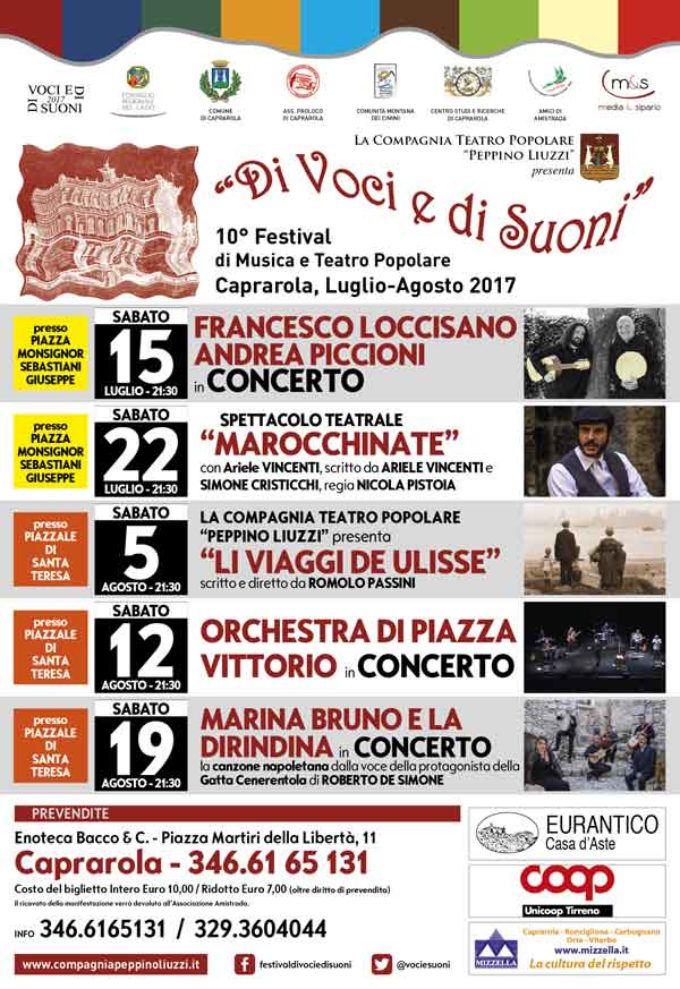 A Caprarola approda l’ottetto dell’Orchestra di Piazza Vittorio