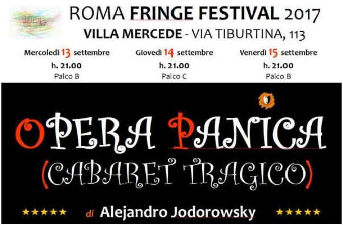“Opera Panica (Cabaret Tragico)”  di Alejandro Jodorowsky