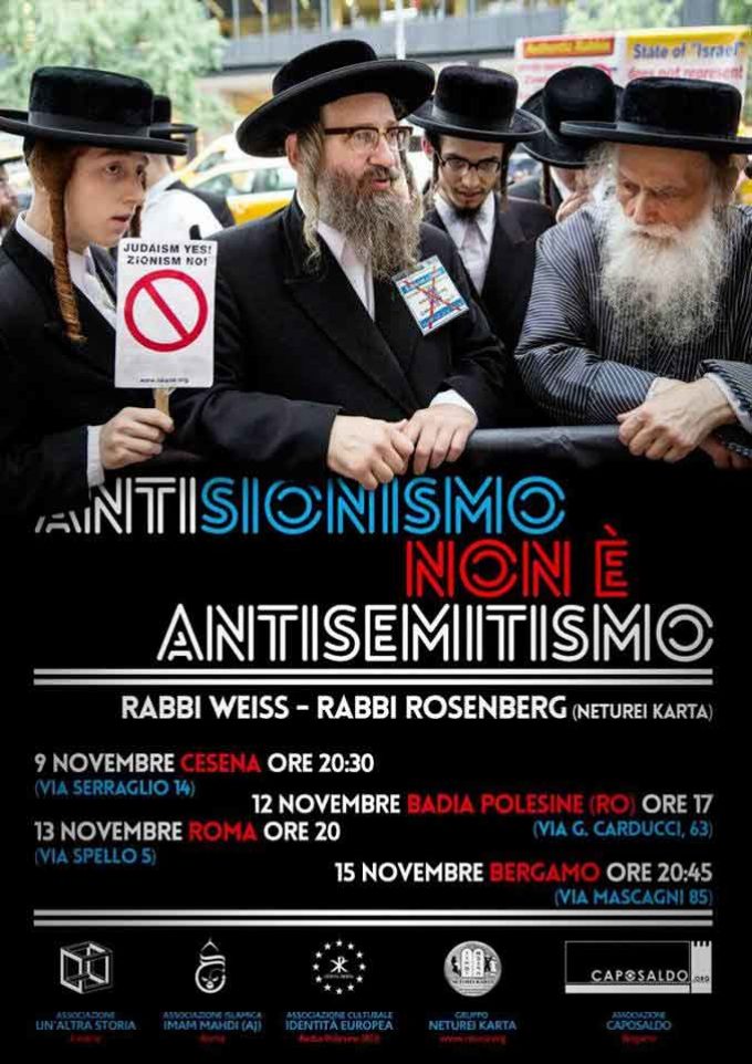 Antisionismo non significa antisemitismo
