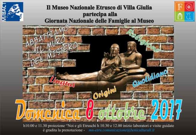 Museo Nazionale Etrusco di Villa Giulia – “”Abbattiamo il Muro del Mistero”