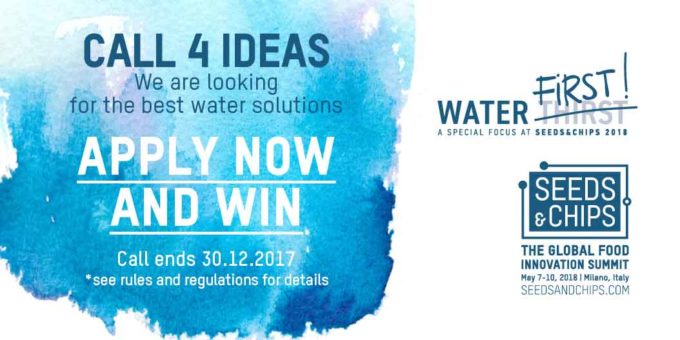 Call For Ideas: Seeds&Chips Lancia “Waterfirst!”