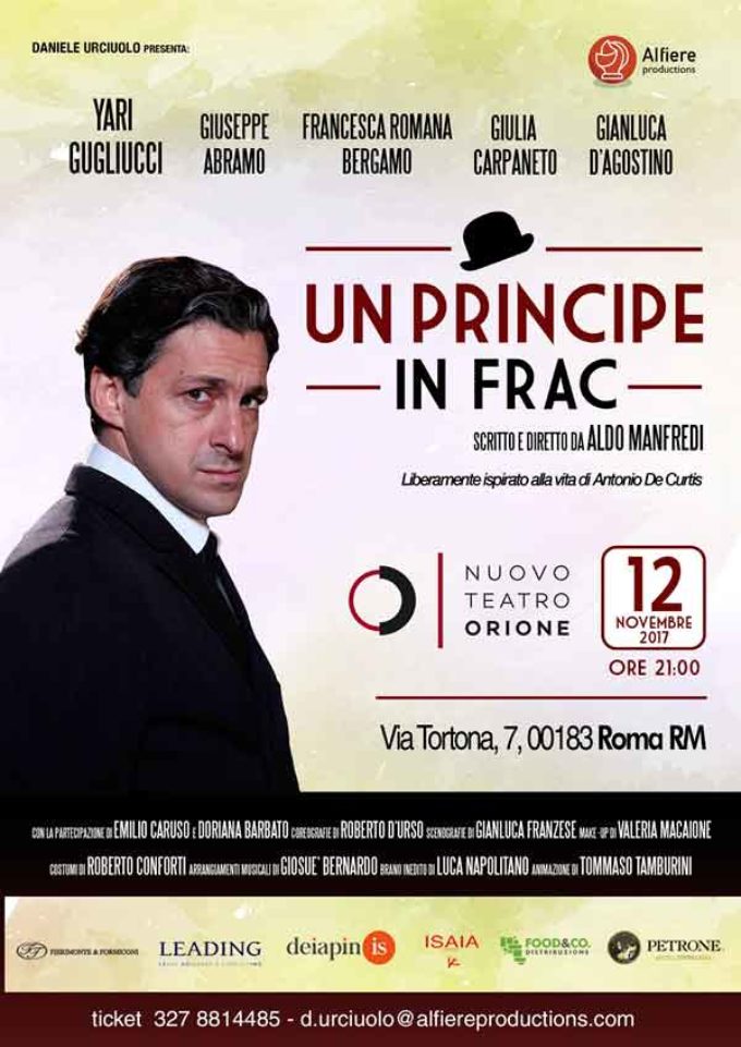 Teatro Orione di Roma va in scena “Un Principe in frac”