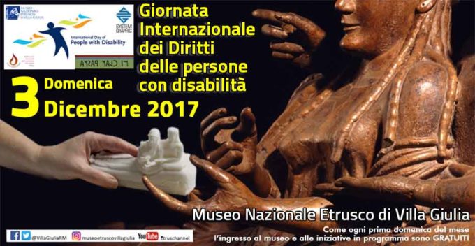 Museo Nazionale Etrusco di Villa Giulia –  “Giornata internazionale dei diritti delle persone con disabilità”