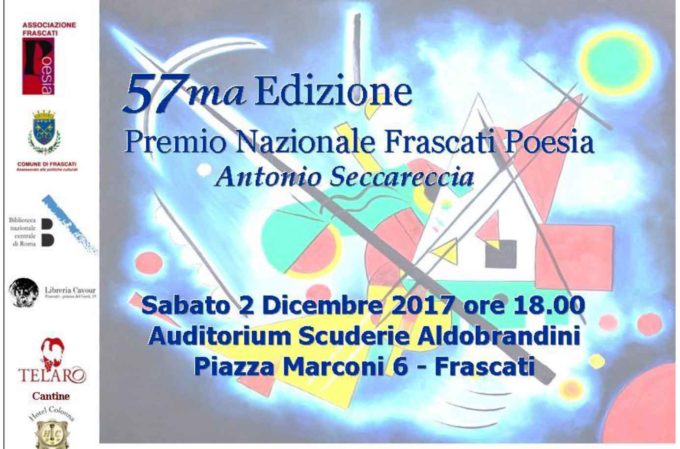 Cerimonia di premiazione: Frascati Poesia Antonio Seccareccia IX edizione Premio Frascati Giovani Ugo Reale