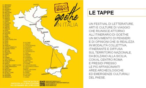 Goethe in Italia: dal Festival al riconoscimento dell’Itinerario Culturale dal Consiglio d’Europa