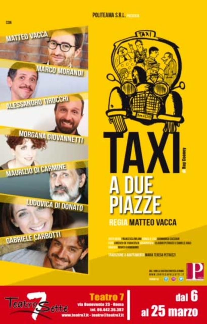 TEATRO 7 -TAXI A DUE PIAZZE