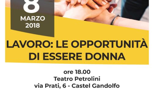 8 marzo: a Castel Gandolfo una tavola rotonda su donne e lavoro