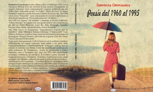 Ciampino – Presentata la silloge di Domenico Cannizzaro “Poesie dal 1960 al 1995”.