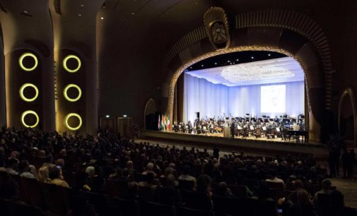Gentiloni al primo concerto dell’orchestra di  SANTA CECILIA ad ABU DHABI