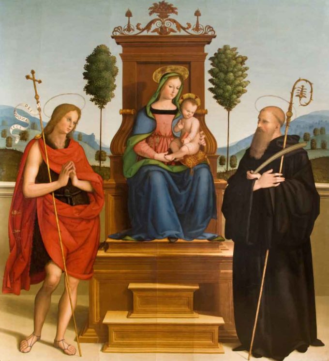 La Madonna degli alberelli e il San Girolamo in mostra a Bettona