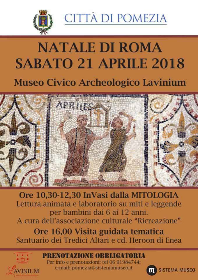 “Natale Di Roma”  Museo Civico Archeologico “Lavinium”