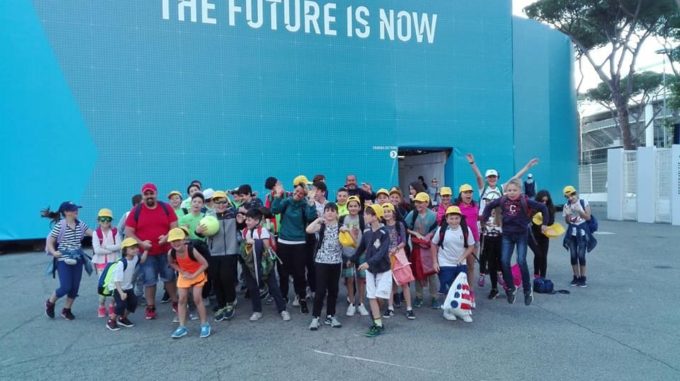 Tc New Country Club Frascati, 70 ragazzi della Scuola tennis al Foro Italico: «Il futuro siamo noi»