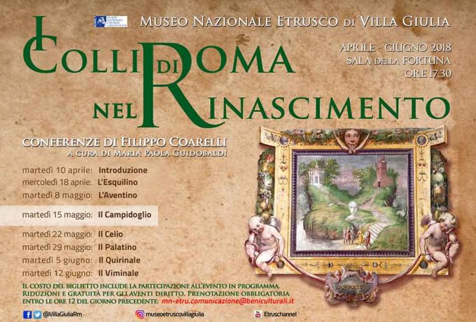 Museo Nazionale Etrusco Di Villa Giulia – Martedì 15 maggio 2018  Il Campidoglio  Filippo Coarelli