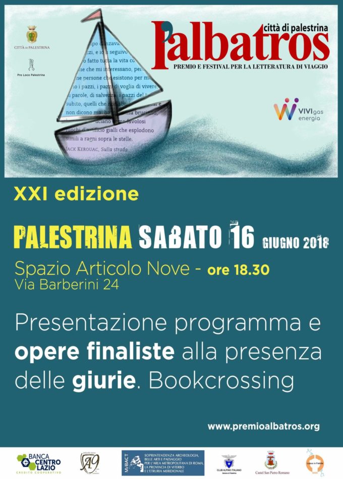 Premio e Festival per la letteratura di viaggio l’albatros città di Palestrina