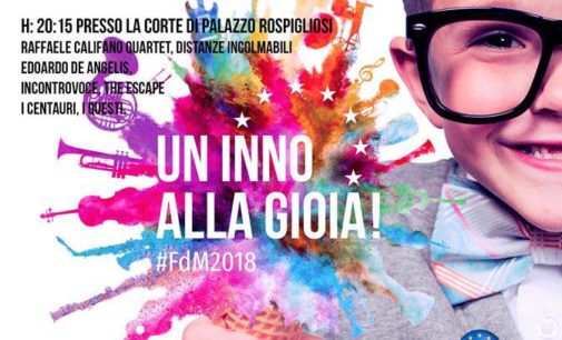 Giovedì 21 Giugno – FESTA DELLA MUSICA 2018 a Palazzo Rospigliosi