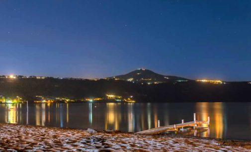 Bagno in notturna 2018:  Un tuffo al chiaro di luna nel lago Albano di Castel Gandolfo