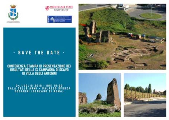 IX campagna di scavo della  Villa degli Antonini a Genzano di Roma