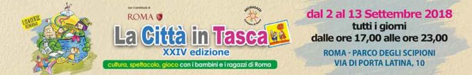 Torna la Citta’ in Tasca: arte, gioco e cultura per tutti i bambini e i ragazzi di Roma