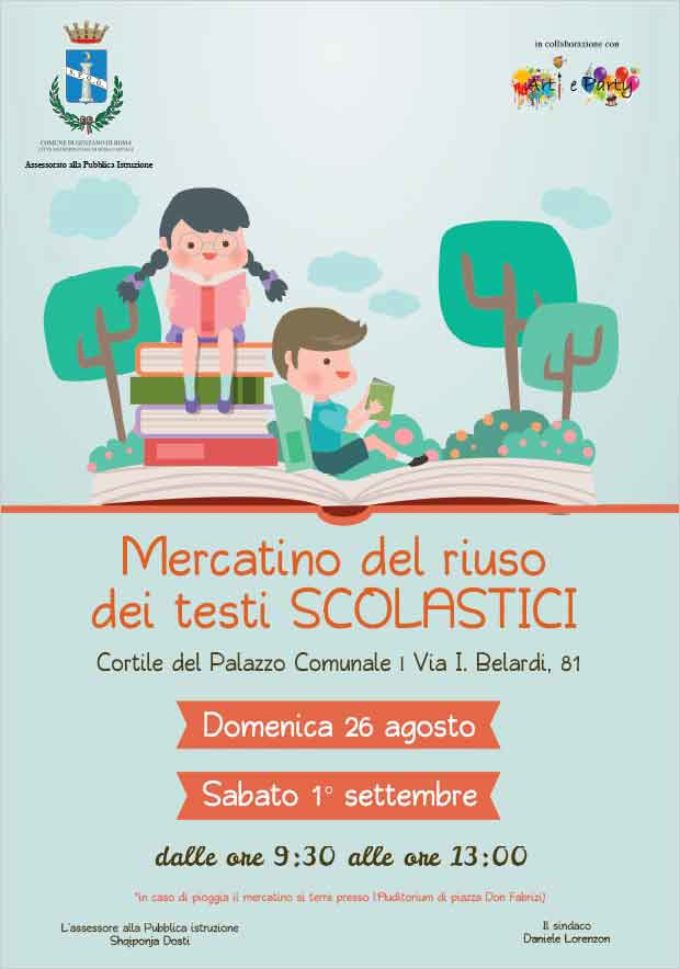 GENZANO – MERCATINO RIUSO TESTI SCOLASTICI