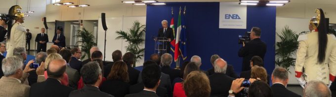 Il Presidente della Repubblica Mattarella visita il Centro ENEA Casaccia
