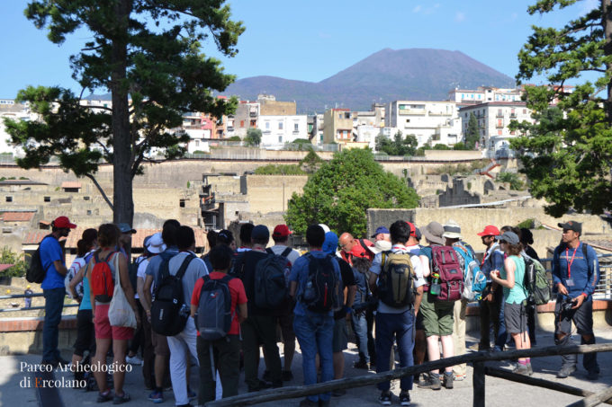 Cities on Volcanoes  Convegno a Napoli  Una delegazione in visita al Parco di Ercolano