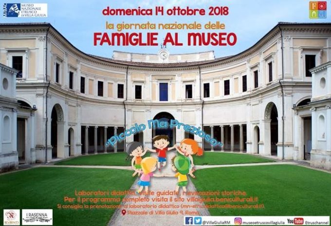 Giornata Nazionale delle Famiglie al Museo  Domenica 14 ottobre 2018