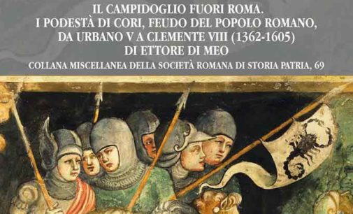  ‘Il Campidoglio fuori Roma’, sabato a Cori la presentazione del libro di Ettore Di Meo