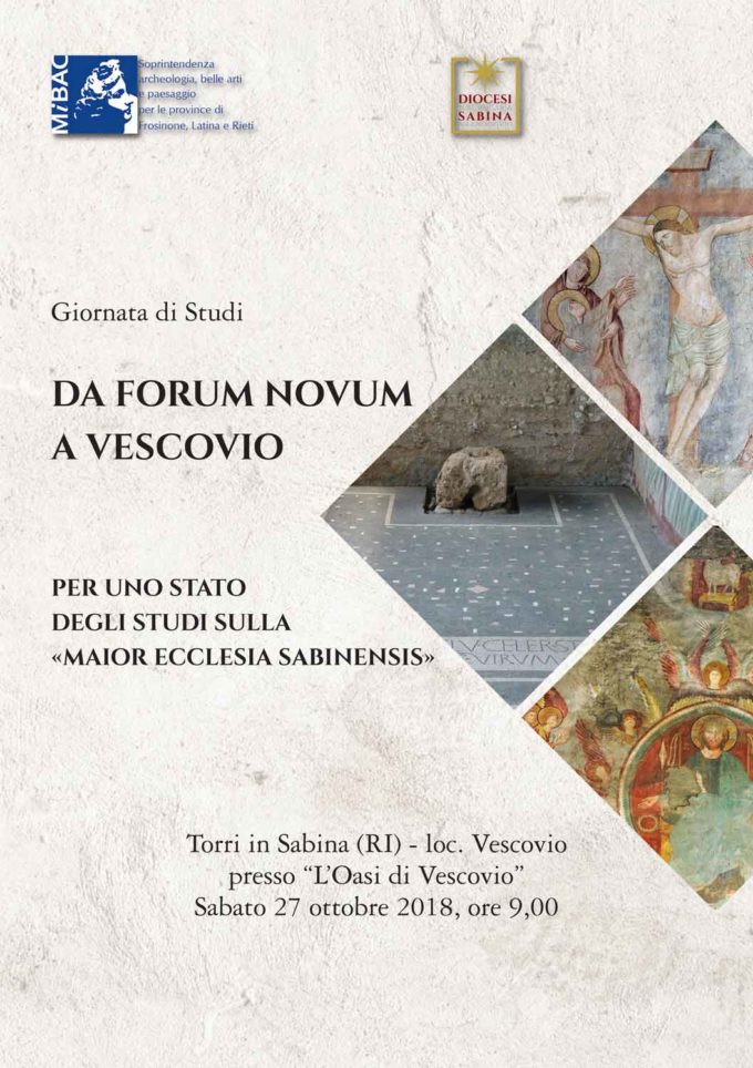 Torri in Sabina – Da Forum Novum a Vescovio Per uno stato degli studi sulla m aior ecclesia Sabinensis