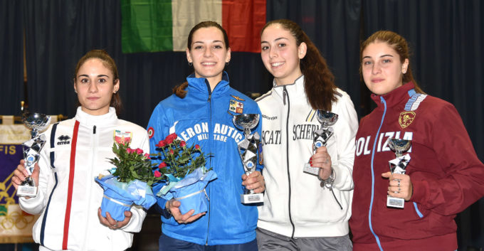 Frascati Scherma: Lucarini vice campione d’Italia Under 23, tre medaglie di bronzo