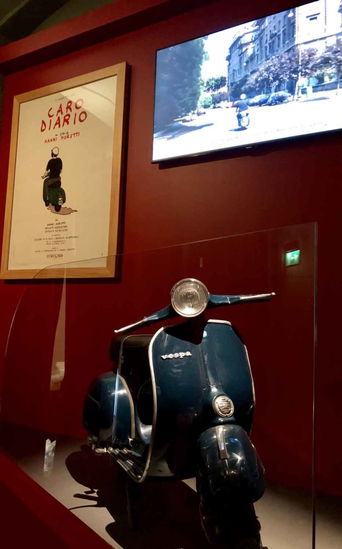 La Vespa di Caro Diario al Museo Nazionale del Cinema