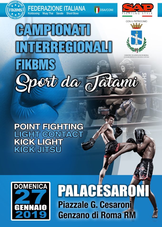 Il PalaCesaroni di Genzano ospiterà i Campionati Interregionali FikBms