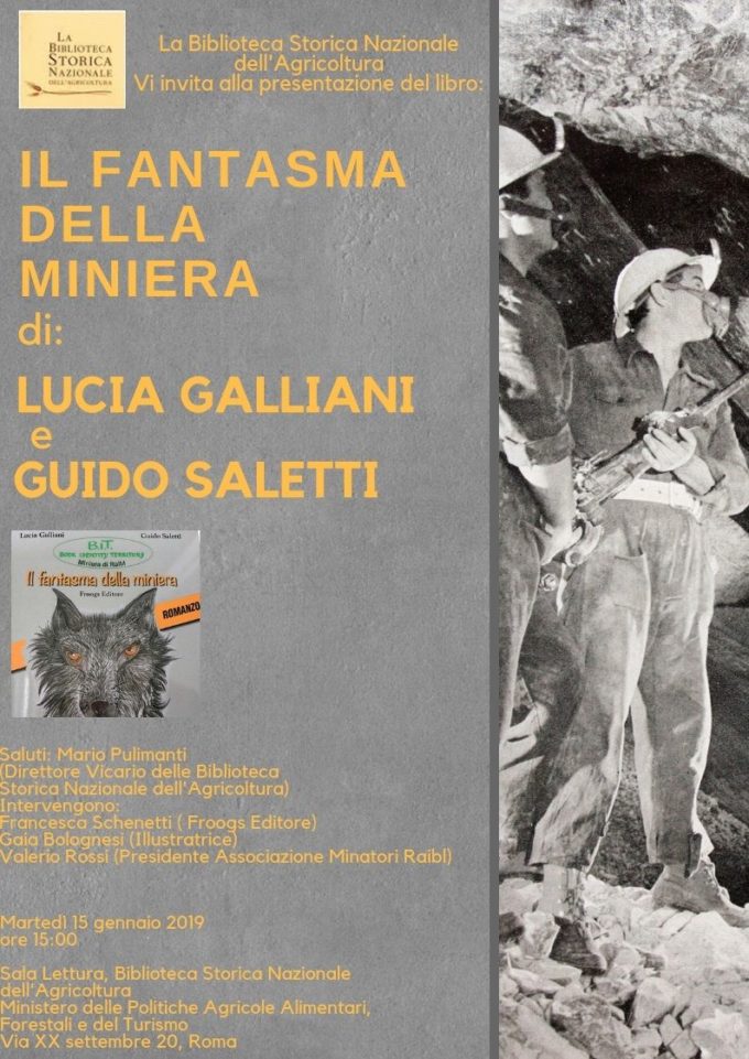 Martedì 15 gennaio “Il fantasma della miniera” scritto a quattro mani da Galliani e Saletti
