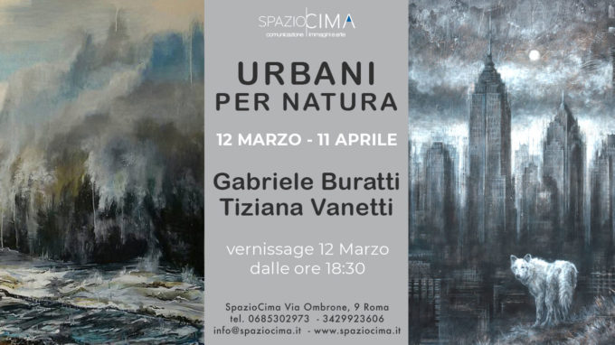 “Urbani per natura” in mostra le opere di Gabriele Buratti e Tiziana Vanetti