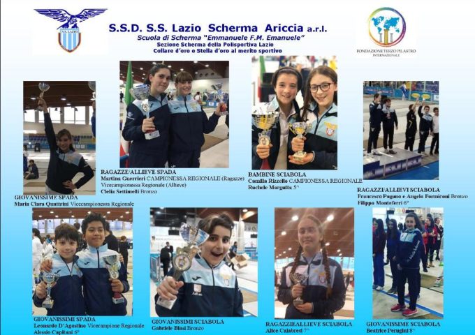 Campionato Regionale Under 14: splendida Lazio Scherma Ariccia!