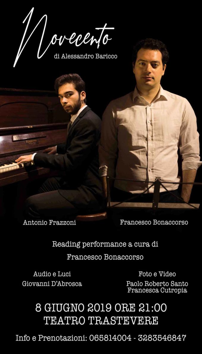 Teatro Trastevere – Novecento di Alessandro Baricco