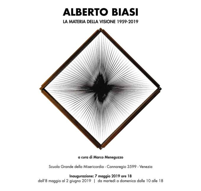 Biennale di Venezia 2019 – Mostra ALBERTO BIASI