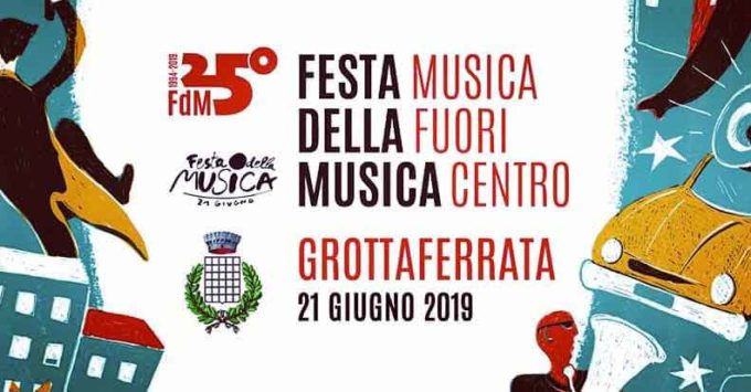GROTTAFERRATA – FESTA DELLA MUSICA,  IL 21 GIUGNO OLTRE 150 ARTISTI IN CITTA’