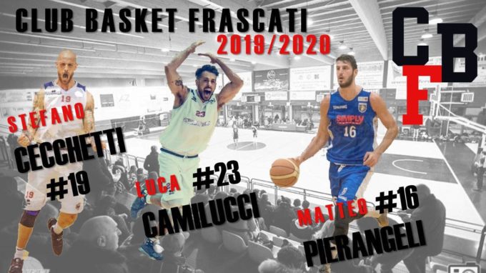 Club Basket Frascati, il presidente Monetti cala un tris di colpi per la serie C Gold maschile