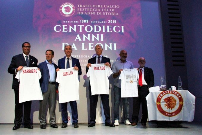 Grande successo per la festa dei 110 anni del Trastevere Calcio