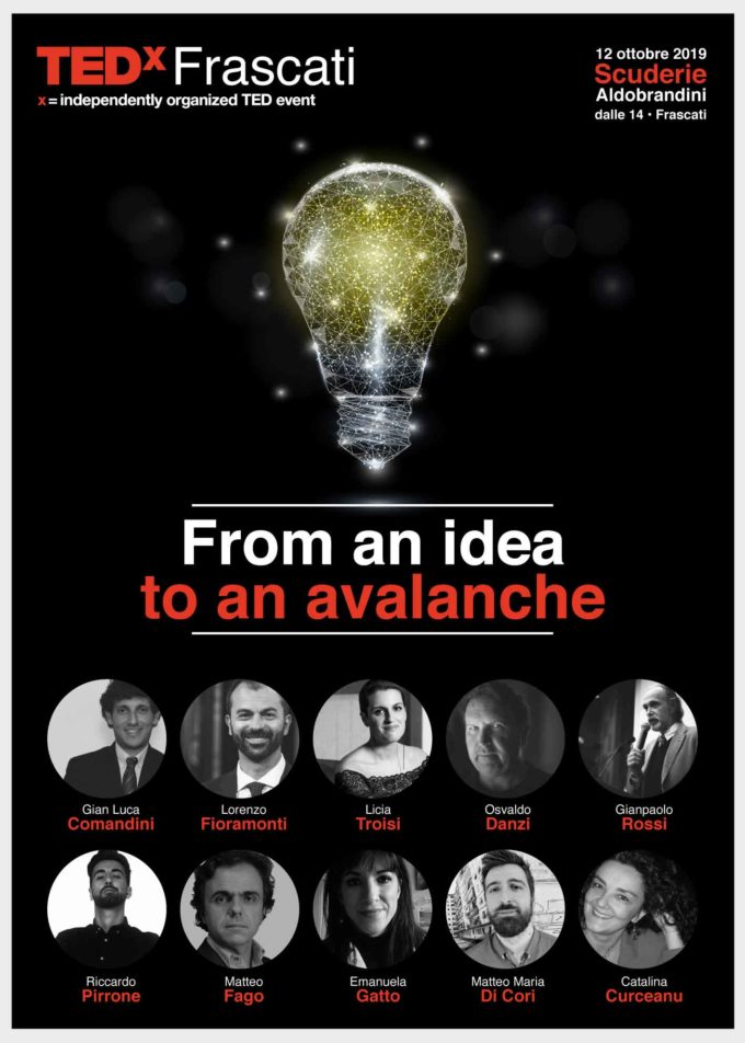 Da Taffo agli atomi impossibili, ecco tutti gli speaker di TEDx Frascati