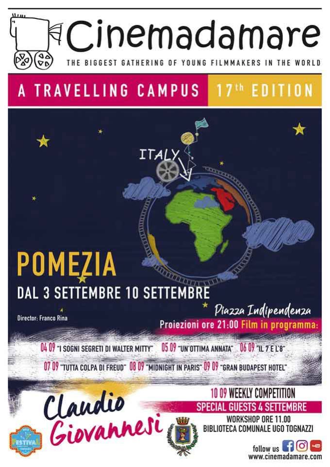 A Pomezia la XVII edizione di Cinemadamare