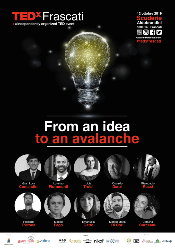 TEDx Frascati, the avalanche is coming