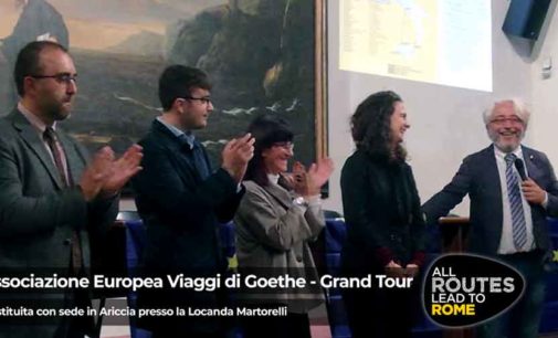 Si è costituita ad Ariccia la “Associazione Culturale Europea dei Viaggi di Goethe – Grand Tour”