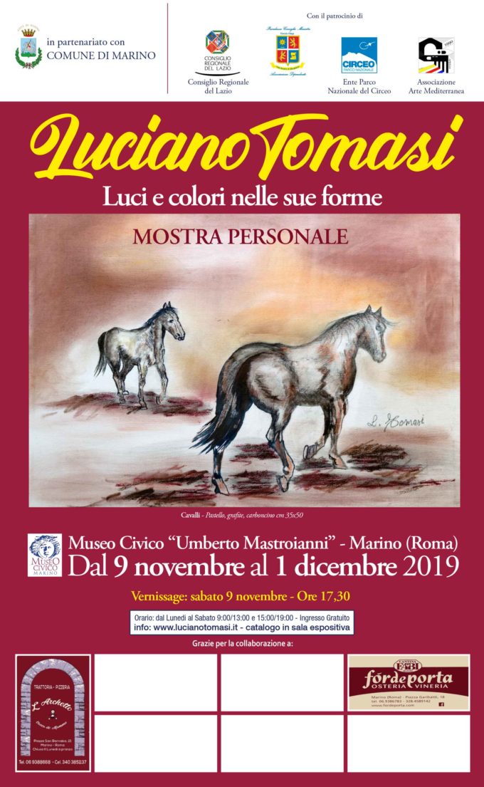  “Luci e colori nelle sue forme”  Museo Civico Umberto Mastroianni Marino (Roma)
