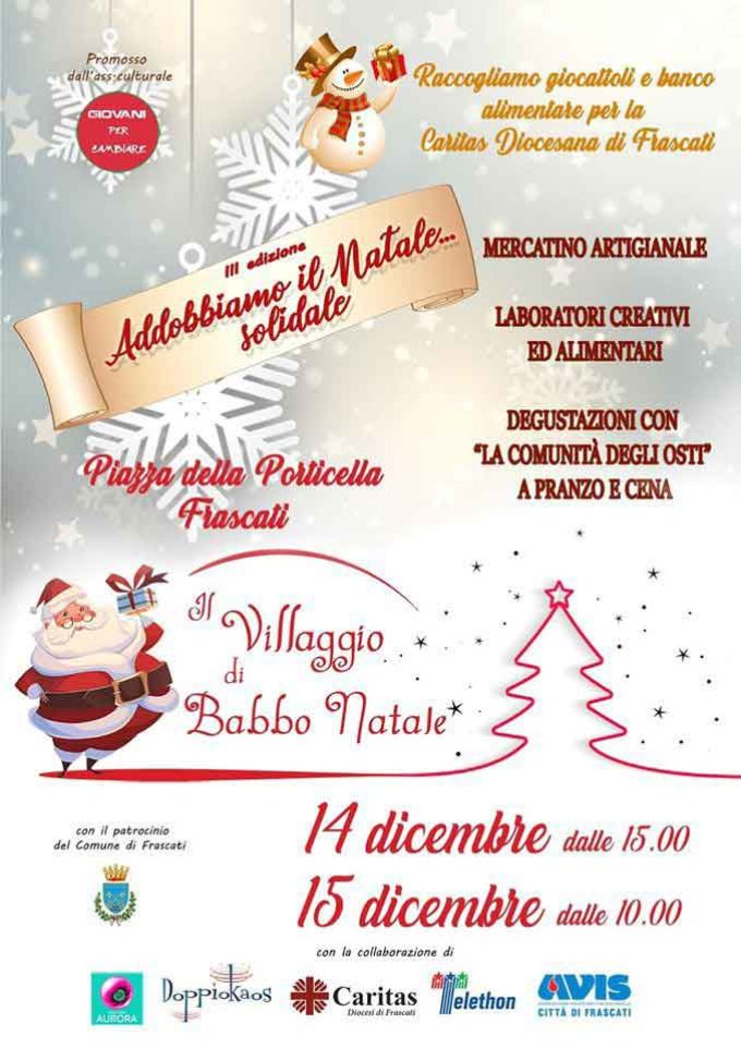 Addobbiamo il Natale Solidale  Christmas Village