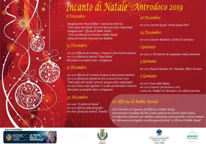 Notizie Sul Natale In Italia.L Officina Di Babbo Natale Anima Antrodoco Ri 8 Dicembre 6 Gennaio Notizie In Controluce
