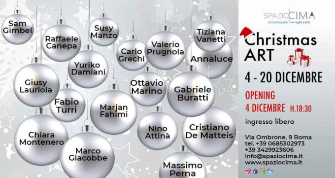 SpazioCima – Apre stasera “Christmas Art”