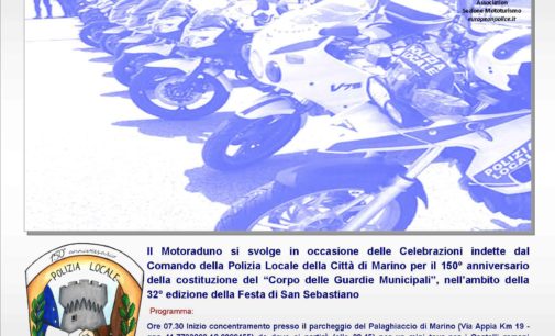 Polizie Locali del Lazio in festa a Marino per San Sebastiano il 19 e 20 gennaio 2020