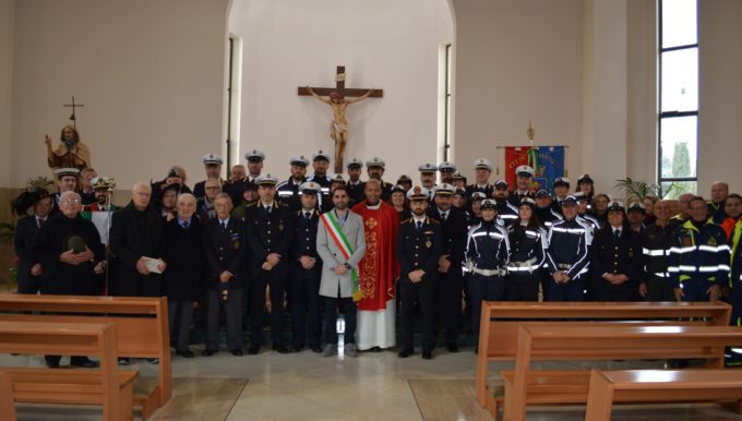 A Pomezia messa per San Sebastiano, patrono della Polizia locale