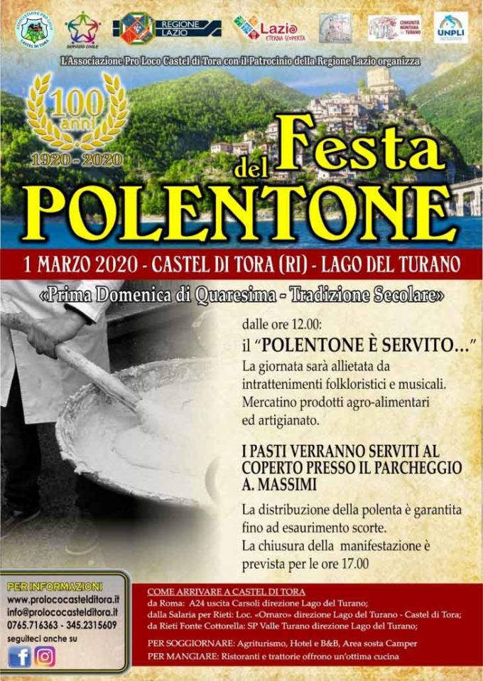 Castel di Tora (RI) apre le porte e propone il suo famoso polentone – 1 marzo